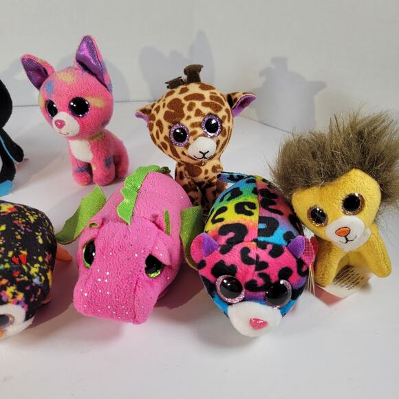 Lot of 16 TY Beanie Boos and Happy Meal Toys, Small Plush Collection - Picture 4 of 13
